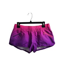 OP Ocean Pacific y2k Pink Purple Ombre Beach Board Swim Shorts Juniors Medium