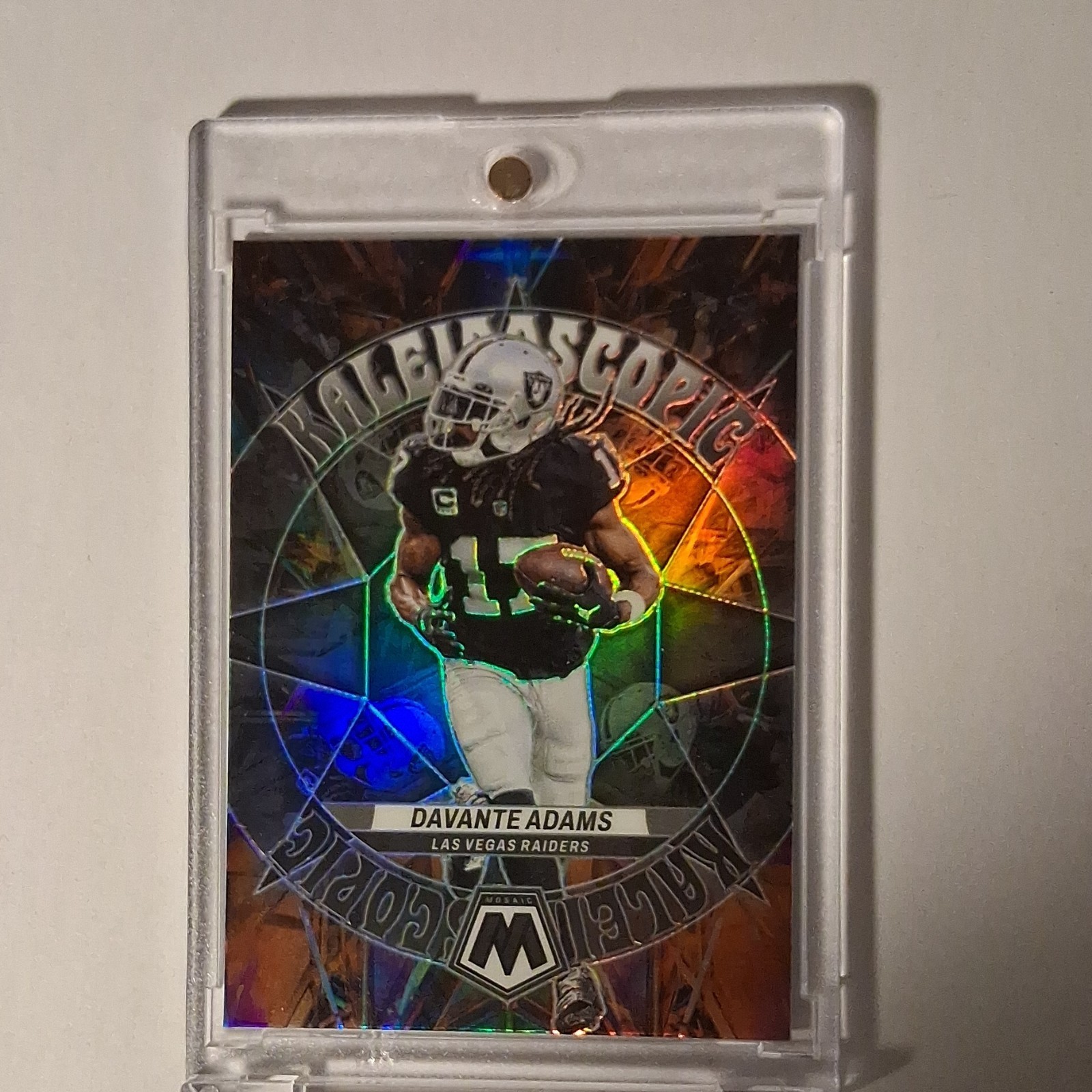 2023 Panini Mosaic Football Davante Adams Raiders Kaleidoscopic Prizm #KA-18