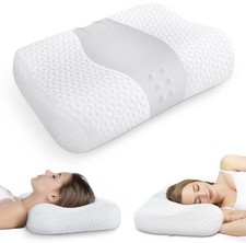 Orthopedic Contour Memory Foam Pillow Cervical Bed Pillow for Pain Relief
