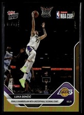 2025-26 Topps Now NBA 39 Luka Doncic Los Angeles Lakers Unstoppable Gold 08/50