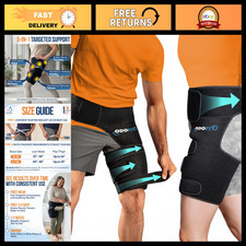 5-in-1 Hip Brace for Sciatica Pain Relief Adjustable Support for Men Women
