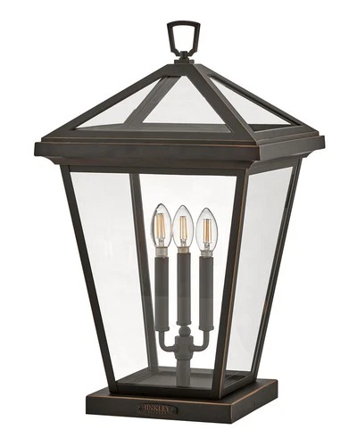 Hinkley Lighting 2557 Alford Place 3 Light 26" Tall Outdoor Post - Bronze - Picture 10 of 12