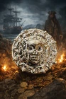100 gram YPS YEAGERS POURED SILVER .999 Plata Muerta DEAD PIRATE SILVER Cap