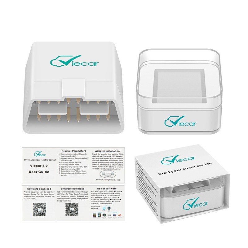 Scanner de Diagnostic Bluetooth 4.0 pour Effacer le Voyant Moteur et Éviter le Garage