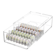Refrigerator Storage Drawer for Bartesian Cocktail Pods Stackable Holder