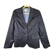 Brooks Brothers Roll-Up Cotton Blazer Nautical Academia Luxury Career Prep 10