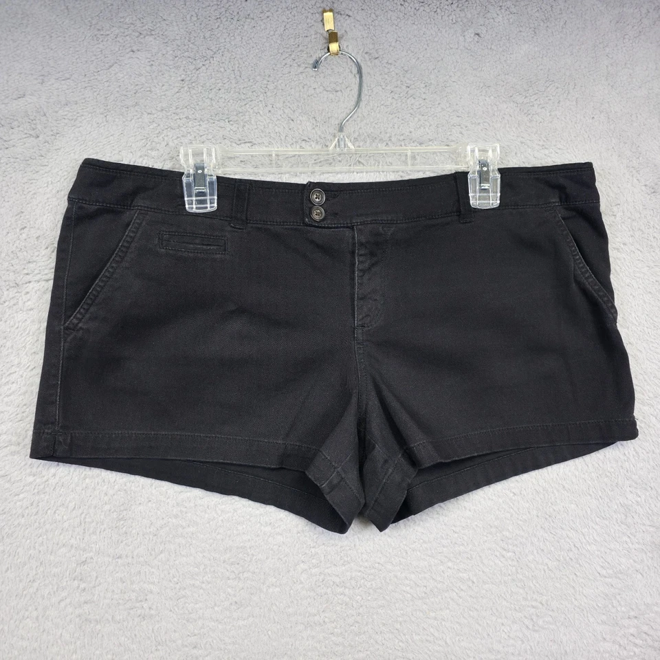Lote de 2 Pantalones Cortos American Eagle de Lino para Mujer Verde Negro Y2K Micro Mini Cortos Foto 3 de 4