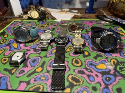Men s Geneva Pulsar Chronograph Style Watch Digital Quartz Watch Lot Running