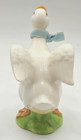 Vntage Hand Decorated Painted Ceramic Goose Figurine Blue Ribbon Country Decor — photo 5
