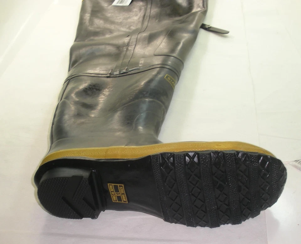 Lacrosse 24009091-10 Black Steel Toe Hip Boots Size 10 - Image 3 of 4