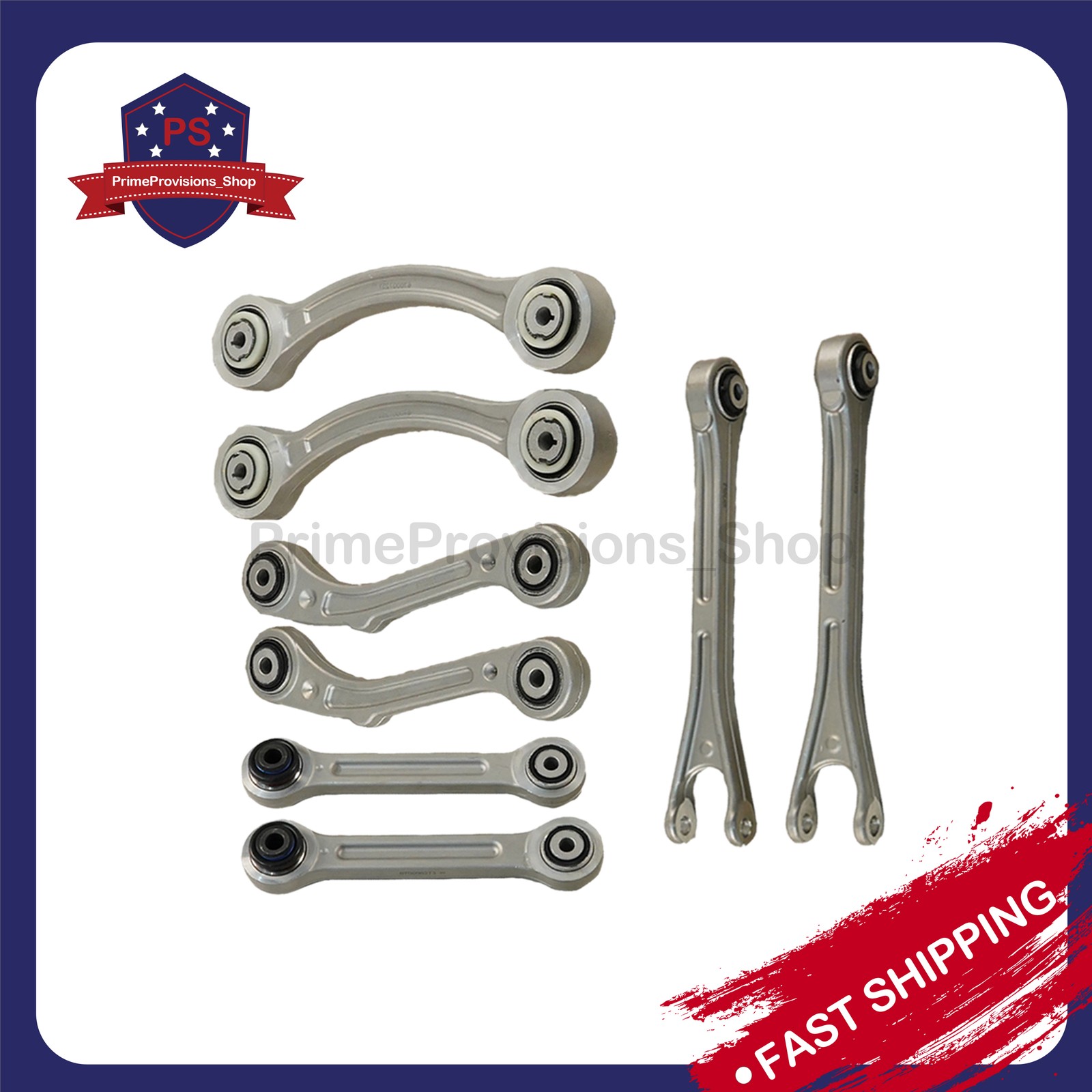 NEW 8PCS For Maserati Ghibli Quattroporte 14-16 Rear Suspension Control Arm Set