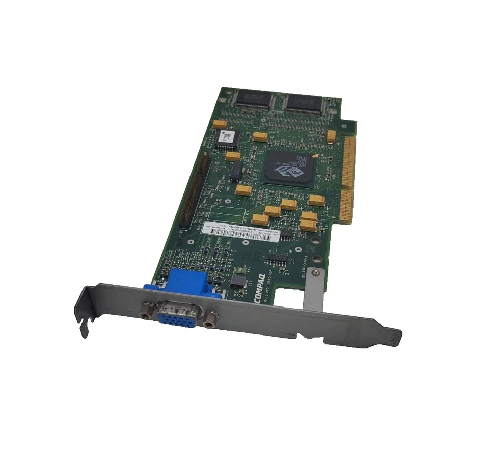 Compaq 009801-001 ATI Rage Pro Turbo AGP 4MB VGA vintage PC scheda video - Immagine 2 di 4