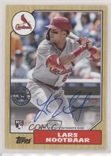 2022 Topps Series 2 1987 Topps Baseball Auto Lars Nootbaar #87BA-LN Auto 5n0