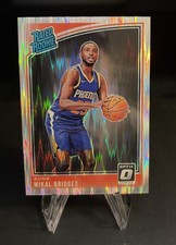 2018-19 Donruss Optic Mikal Bridges Shock Prizm Rated Rookie RC #200 NY Knicks