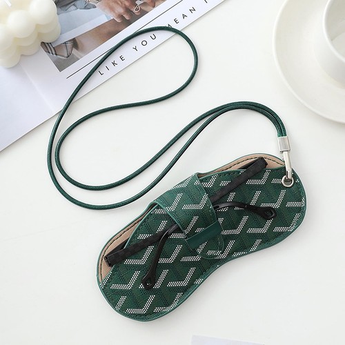 Borsa per occhiali da sole portatile, custodia per occhiali da sole sottile, custodia per occhiali da sole da viaggio con... - Foto 3 di 7