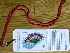 POST MALONE singer Fenway Park concert series Boston MA 9/24 SEAT CHART LANYARD