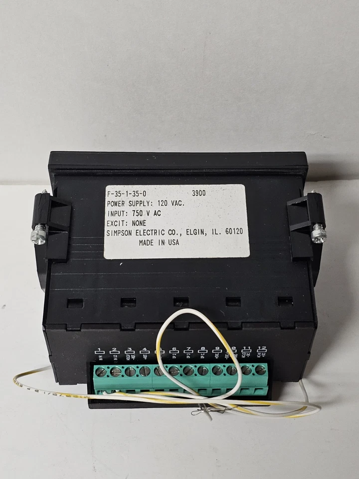 NEW Simpson Meter F-35-1-35-0 Power Supply 120 VAC. Input 750 V AC w/ Manual - Image 3 of 4