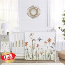 Sweet Jojo Designs Crib Set Garden Rust Blue