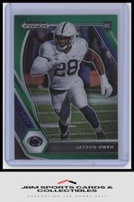 2021 Panini Prizm Draft Picks #154 Jayson Oweh Prizms Green RC