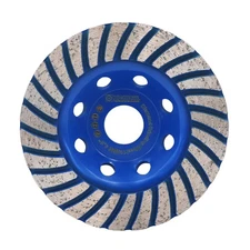 HIGHDRIL Concrete Diamond Grinding Cup Wheel 4-1/2" Turbo Cup Wheel for Cutti...
