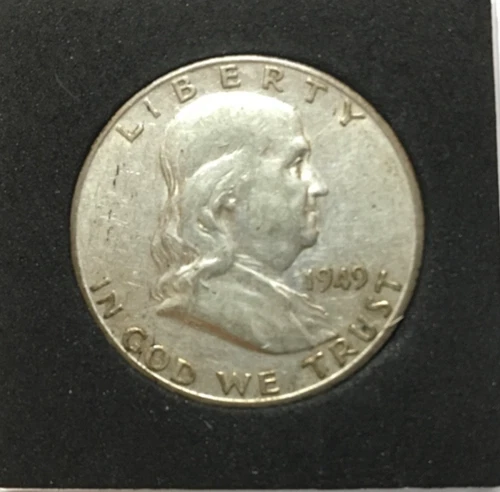 1949-S Franklin Half Dollar **90% Silver** AU/EF