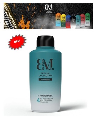 BEYOND MEN SPECIAL COLLECTION WARM-UP Showergel 4 in 1 Body-Face-Hair-Fragrance
