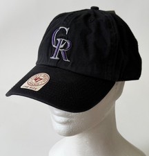 '47 Colorado Rockies MLB Black Adjustable Cap Hat - One Size - New