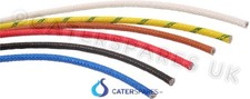 HIGH TEMPERATURE 2.5mm FIBREGLASS WIRE (10m) ROLL EQUIPMENT HEAT PROOF CABLE