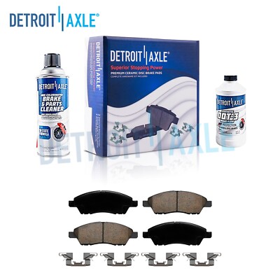 Front Ceramic Brake Pads w/ Hardware for 2012 - 2017 Nissan Versa Note Micra