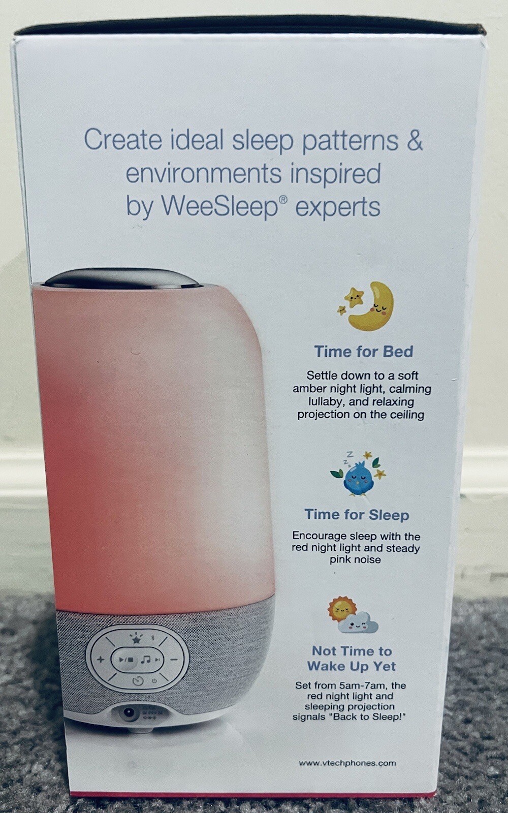 VTech V-HUSH PRO 2 Bluetooth Soothing Sleep Trainer speaker BC8314 
