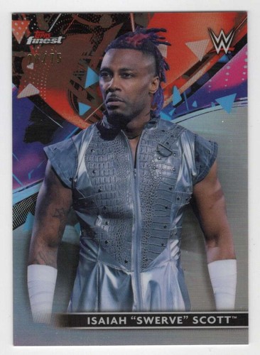 ISAIAH "SWERVE" SCOTT 2021 Finest Refractor /75 Rose Gold #86 WWE Topps ID:34716 - Picture 1 of 2