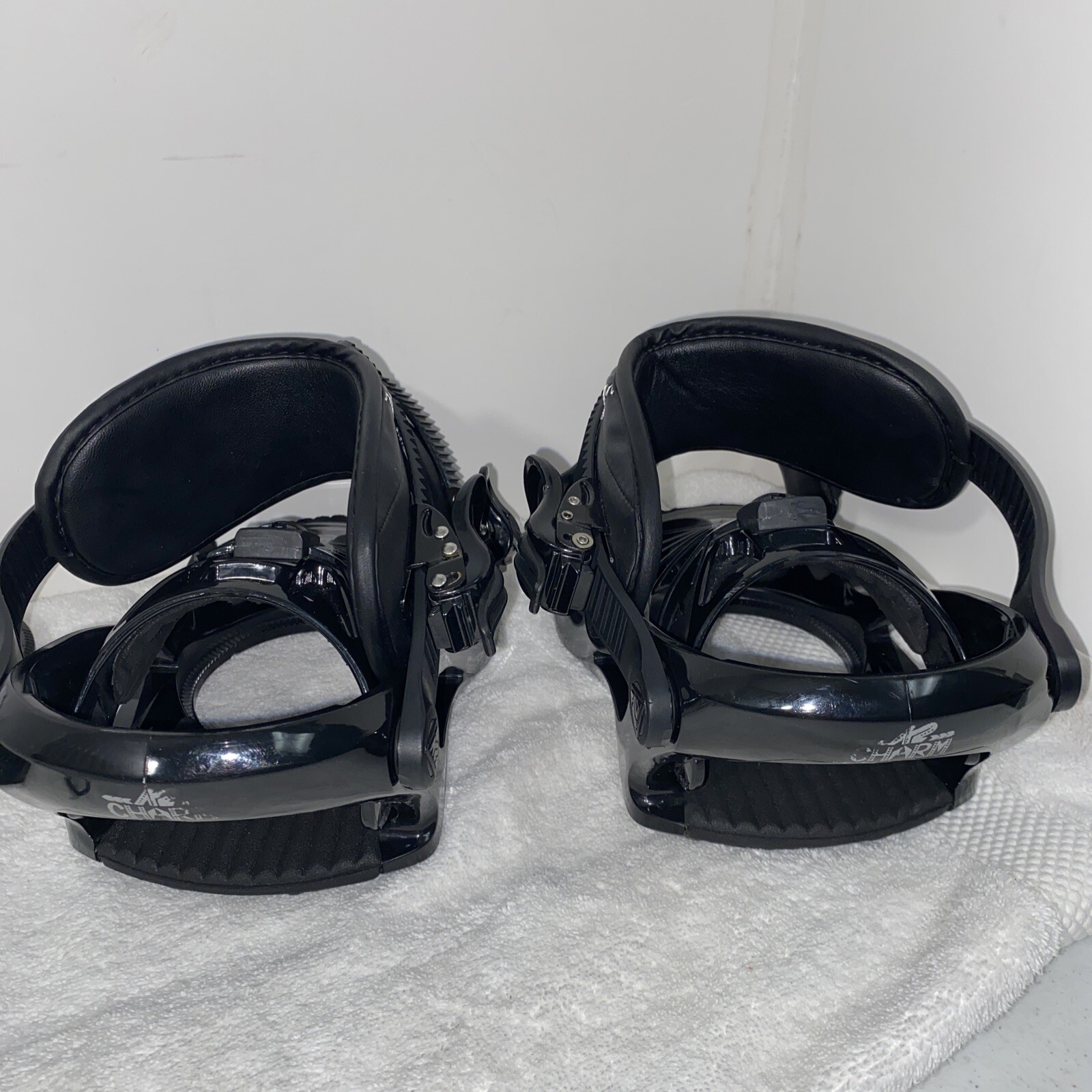 K2 Charm AllMountain Women's Snowboard Bindings Size Medium in Black