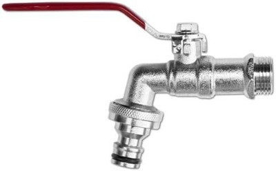 Garden Hose Tap 12 BSP Ball Valve with Metal Snap Fittings fits Hozelock