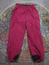 Vintage Columbia Sportswear Snow Ski Pants Women Large Retro Magenta Ankle Guard