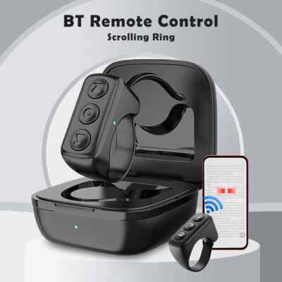 Bluetooth Scrolling Ring for TIK Tok,Page Turner for Kindle App, for iPhoneiPad