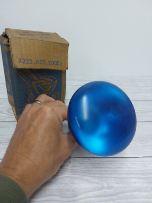 Vintage Phillips Blue Spot Flut Reflektor Birne tolle Retro Farbe selten zu finden 