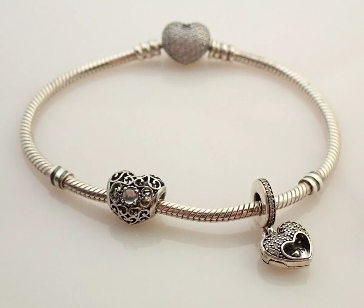 Pandora pave 2024 padlock bracelet