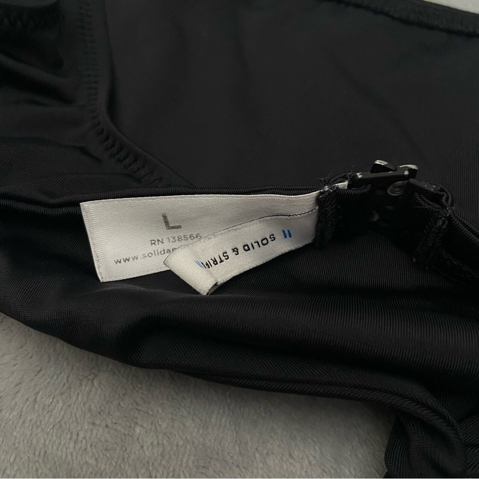 Solid and Striped Solid Black Bailey Knot One-Pie… - image 5