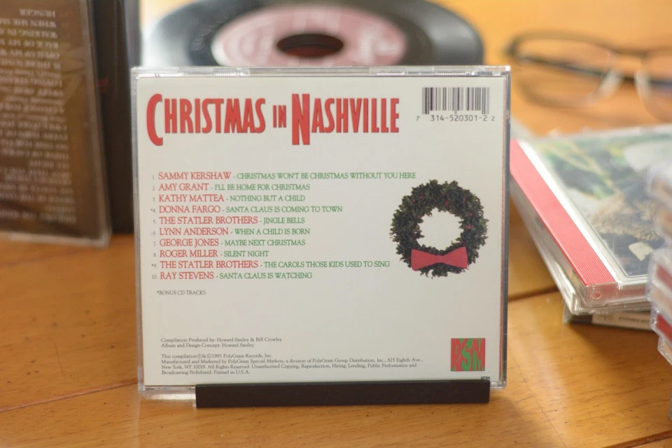 CHRISTMAS IN NASHVILLE CD 1995 POLYGRAM COMPILATION VARIOUS  Foto 2 de 4