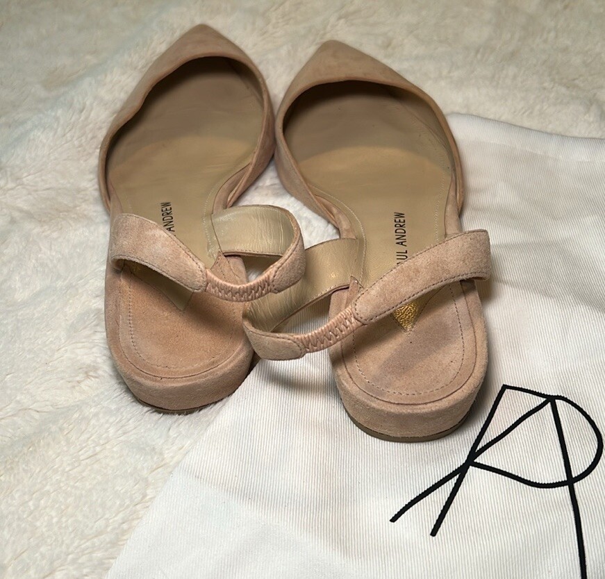 Paul Andrew Rhea Slingback Flats Size