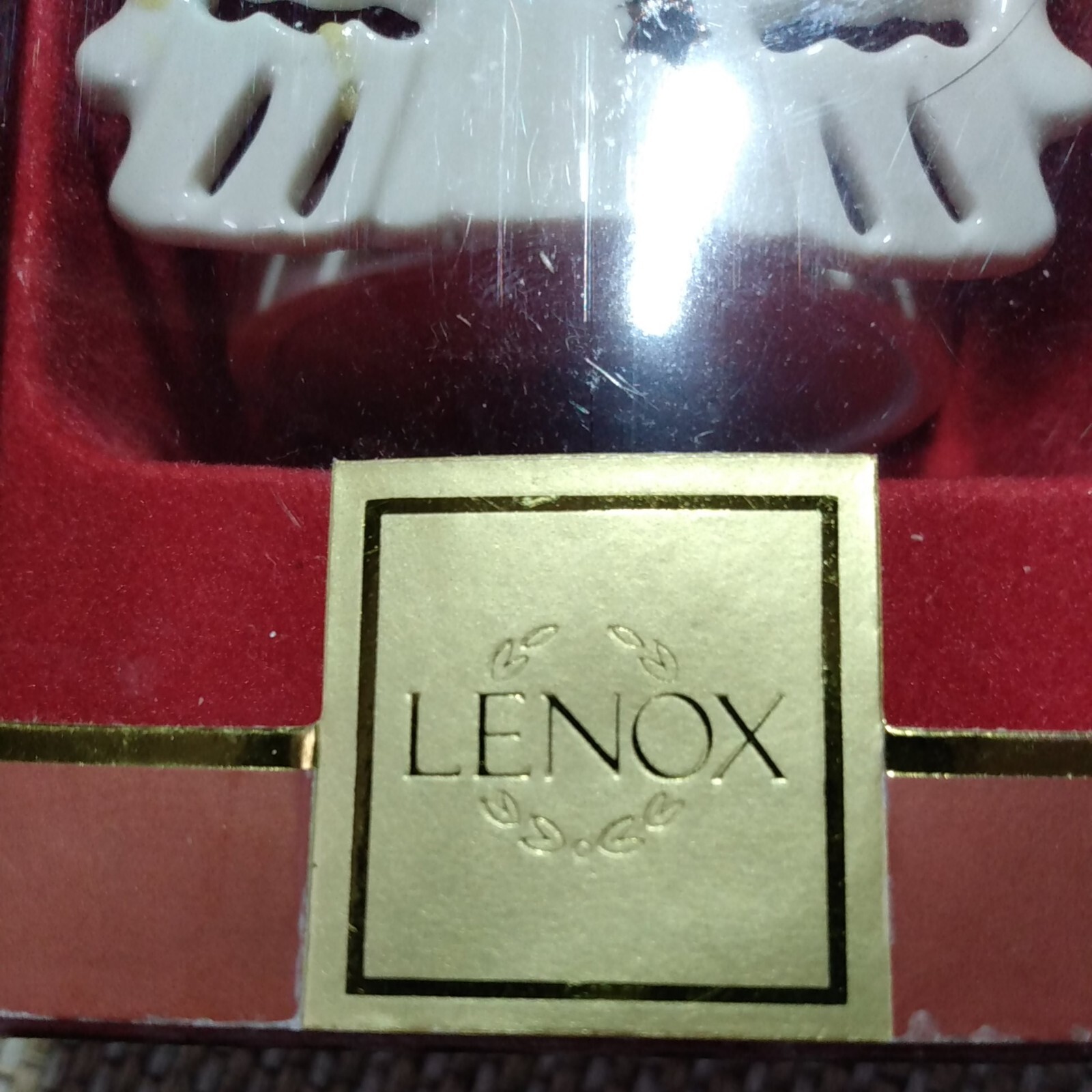 Lenox Bright Christmas Angel Votive Tea light Candle Holder 4" with Gold Accents