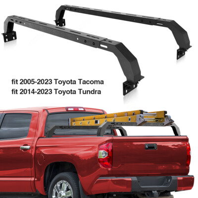 Truck Bed Rack Cross Bar Steel For 2014-23 Toyota Tundra & 2005-23 Toyota Tacoma