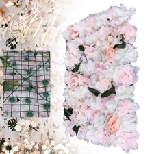 6x Silk Artificial Flower Wall Panel Wall Hanging Wedding Venue Decor 40x60cm US