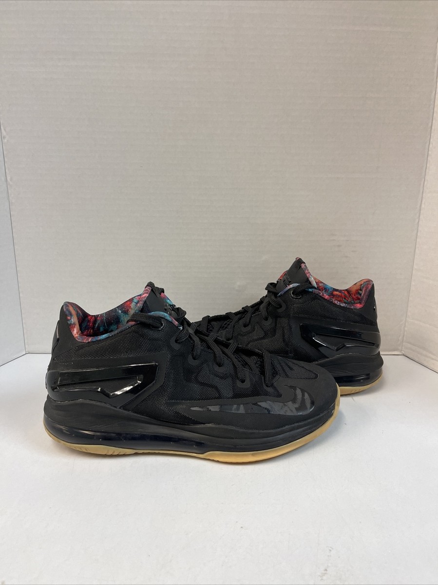 Nike Sneaker Nike Max Lebron Xi Low 11 Low Black Gum Lebron 11 All