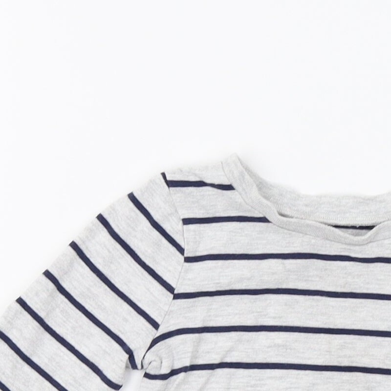 George Baby Grey Cotton Blend T-Shirt Size 12 Months image 4
