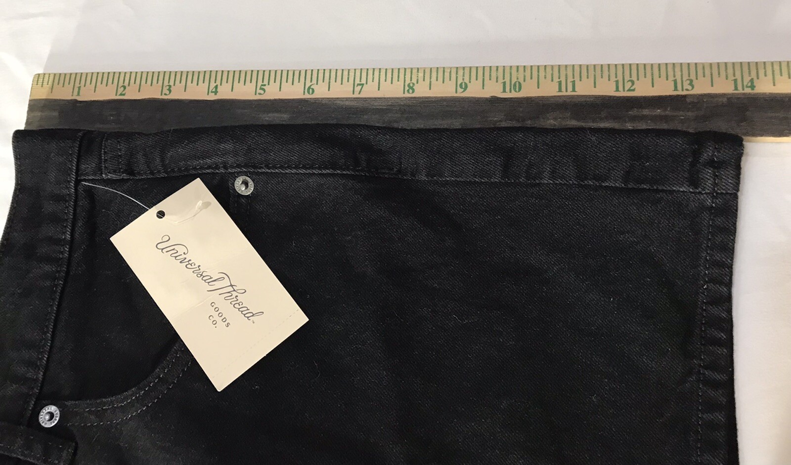 Universal Thread 12 Regular Cut Off 90’s Black De… - image 8