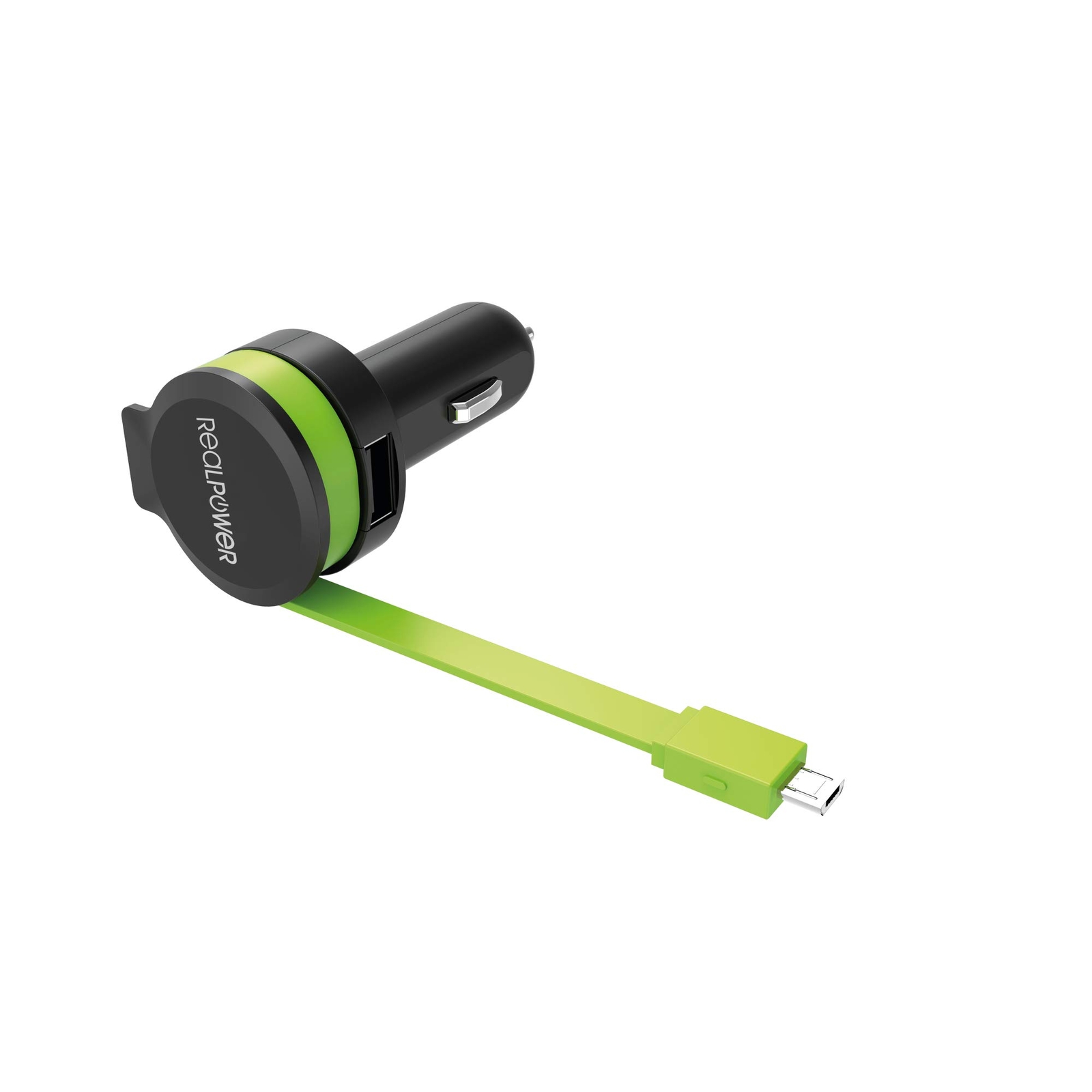 RealPower KFZ-Ladegerat Charger M 2400mA 1xUSB 1 NUOVO