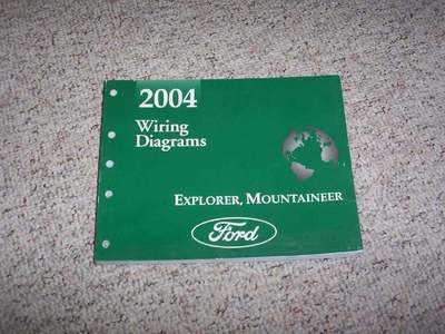 2004 Mercury Mountaineer Electrical Wiring Diagram Manual 4.0L 4.6L V6
