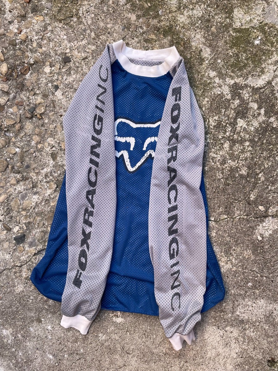 90.s FOX RACING メッシュジャージー リバーシブル Vintage 1990's Fox Racing Reversible Mesh Racing Jersey Size