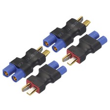 4pcs T-Plug Male to EC3 Female Connector Adapter for RC LiPo Battery Converter